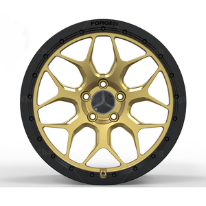 Jantes forgées multi-branches Speedmega en alliage Beadlock poli miroir 18x11J 5x112 30*16 30*12/14, alésage central 66,6 mm pour C63S - Product Image 1