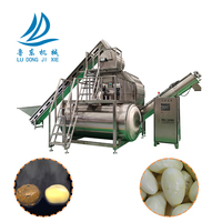 Automatische Aardappelschil-En Snijmachine Fruitgroente Knoflook Tomaat Cassave Aardappelschilmachine Stoomschilmachine