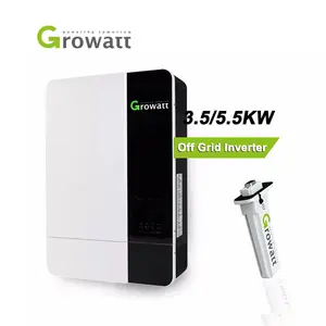 GROWATT SPF 5000ES 5000VA 5000W 태양광 인버터 오프 그리드 AC 48V 입력 전압 80A 출력 전류 리튬 배터리 인버터