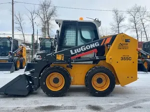 China <b>Top</b> Brand New Design High Operating Efficiency Skid Steer Loader 355C with Big Wheels - Product Image 3
