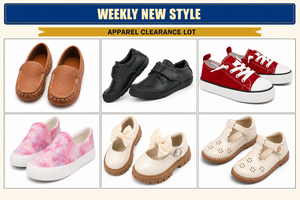 Envío al por mayor de calzado infantil surtido para niños y niñas: zapatillas antideslizantes, sandalias, zapatos de lona, tenis y mocasines. - Product Image 2