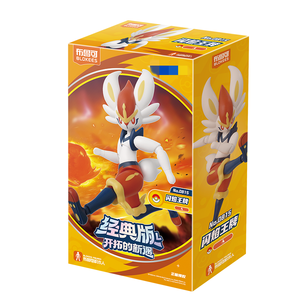 Blokees Figuras de Pokémon Versión Clásica L-<span class=keywords><strong>Cinderace</strong></span> Originales Genuinas Modelos de Ensamblaje Bloques de Construcción Juguete Caja Sorpresa - Product Image 1