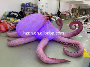 <span class=keywords><strong>Sculpture</strong></span> géante <span class=keywords><strong>gonflable</strong></span> de pieuvre avec tentacules, 4m, en tissu Oxford, pour la décoration des parcs aquatiques - Product Image 3
