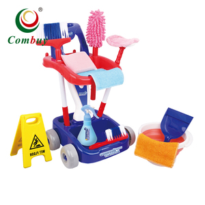 Chariot de nettoyage <span class=keywords><strong>pour</strong></span> enfants, jouets <span class=keywords><strong>pour</strong></span> <span class=keywords><strong>la</strong></span> <span class=keywords><strong>maison</strong></span>, articles sanitaires, ensemble de nettoyage <span class=keywords><strong>pour</strong></span> enfants - Product Image 1