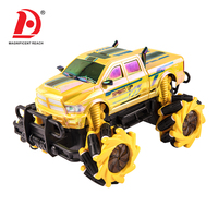 Camioneta Todoterreno 4x4 a Control Remoto con Giro de 360 Grados, Auto de Carreras con Control Remoto 2.4G Recargable, Juguete para Niños