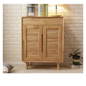 <span class=keywords><strong>Moderno</strong></span> Portascarpe in Legno Naturale per Soggiorno - Product Image 3