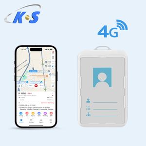 Traqueur GPS intelligent <span class=keywords><strong>4G</strong></span> <span class=keywords><strong>pour</strong></span> carte d'identité d'étudiant avec localisation en temps réel, bouton SOS, appel bidirectionnel <span class=keywords><strong>pour</strong></span> enfants, personnes âgées, suivi des employés - Product Image 5