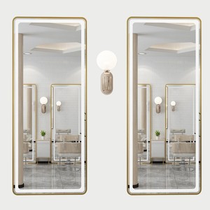 Espejo LED para Salón con Marco Dorado |   Espejo de Pared para Peluquería |   Logotipo Personalizado MOQ 20 piezas - Product Image 4