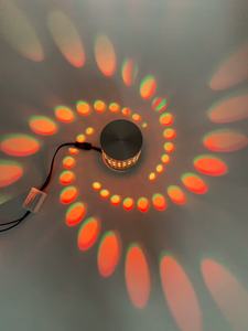Lámpara ambiental de sombra de luz espiral colorida: crea arte espacial inmersivo, los efectos de iluminación dinámica RGB iluminan tu <span class=keywords><strong>vida</strong></span> - Product Image 3