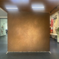 Mur de fond de fête personnalisé de 8 pieds x 10 pieds, bannière en tissu tendu, présentoir pop-up