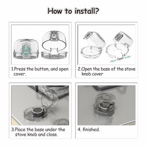 PRODIGY VB003 Couvercle de Bouton de four de cuisiniere en material PC para la cocina - Product Image 4