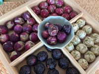 Vente en gros de boîtes cadeaux à 4 tubes avec des boules de thé fleuri aux fleurs fraîches, thé chinois de haute qualité pour la santé
