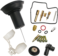 Kit de réparation de carburateur en stock pour Honda VLX400 VLX600 VLX 400 600 Steed 400/600 NV400CC avec piston et flotteur