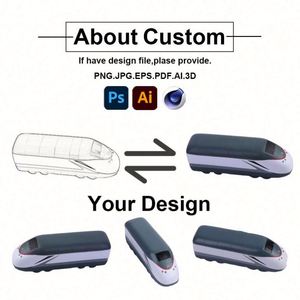 Pelota Antiestrés de PU con Diseño de Tren de Dibujos Animados, Juguete Sensorial Suave para la Oficina y el Tiempo de Juego - Product Image 3