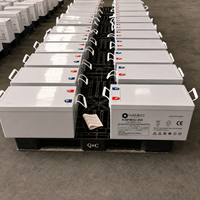 Batterie solaire au gel plomb-acide 12V 200AH à longue durée de vie pour une large gamme d'applications solaires