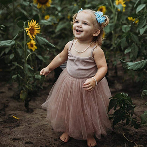 Vestido de Verano de Alta Calidad para Niñas Pequeñas, Diseño de Vestido de Princesa en Color Claro, Ropa Infantil - Product Image 5