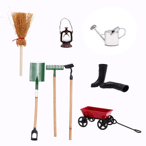 Accessoires de jardinage miniature pour maison de poupée, arrosoir en métal, décoration micro pour jardin extérieur <span class=keywords><strong>BJD</strong></span> - Product Image 2