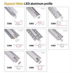 <span class=keywords><strong>Perfil</strong></span> de <span class=keywords><strong>Aluminio</strong></span> Suspendido <span class=keywords><strong>Cuadrado</strong></span> y Lineal para Sistema de Iluminación Comercial de Techo de Oficina Moderna con Canal Difusor de Luz - Product Image 4