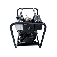 Pompe à eau centrifuge auto-amorçante diesel de 2 pouces, 33m³/h, portable, pour l'irrigation agricole, avec démarrage électrique
