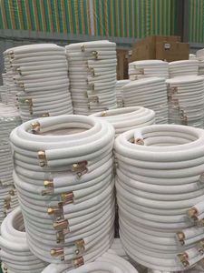 <span class=keywords><strong>Tuyau</strong></span> en <span class=keywords><strong>cuivre</strong></span> isolé pour climatisation, bobine de réfrigération Pancake AC, C10100, isolation en <span class=keywords><strong>cuivre</strong></span> pour climatiseurs, 99,99% - Product Image 3