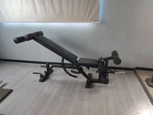 Attrezzatura da <span class=keywords><strong>Palestra</strong></span>, Panca Pieghevole per Addominali con Accessorio per Estensione e Curl <span class=keywords><strong>Gambe</strong></span>, e Curl Preacher per <span class=keywords><strong>Palestra</strong></span> Domestica - Product Image 6