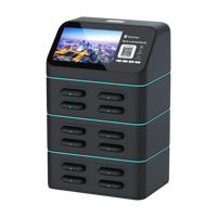 Señalización Digital con Estación de Alquiler de Baterías Externas para Carga de Teléfonos, para Publicidad en Centros Comerciales, ABS Ignífugo, 4G+WiFi