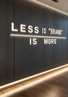 Enseigne lumineuse 3D personnalisée à lettres canal LED, logo rétroéclairé, panneau en acrylique écologique pour intérieur/bureau/magasin de détail