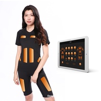Smarte Übergrößen-Sportbekleidung mit Druckmuster, Pulstechnologie, Atmungsaktiv, Reguläre Passform, Elektrische Stimulation, Energie-Box, Anpassbares Logo