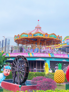 Outdoor Playground Amusement Park Rides Luxury Kids Horses 32Seats <strong>Merry</strong> <strong>Go</strong> <strong>Round</strong> Carousel for Sale - Product Image 6