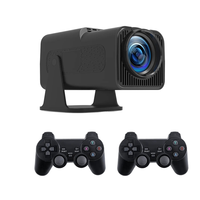 Projecteur Android 4K intelligent portable avec lentille de mise au point manuelle pour console de jeu vidéo sans fil