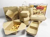 Emballage personnalisé en papier kraft recyclable de qualité alimentaire avec laminage mat pour boîte à poulet frit