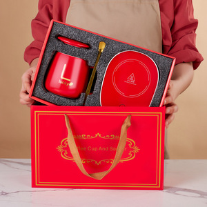 Juego de Tazas de Café con Calefacción USB, Personalizable con Posavasos Calentador y Caja de Regalo - Product Image 2