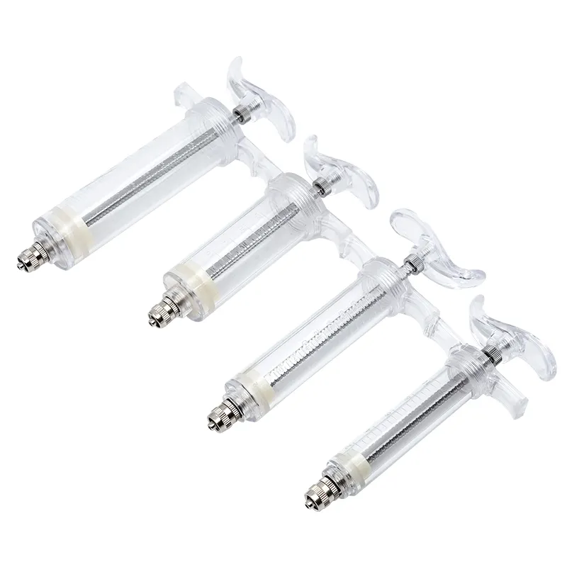 10Ml, 20Ml, 30Ml, 50Ml Plastic Stalen Pc-Spuit Met Graduatie-Injector Voor Veterinair Vaccin