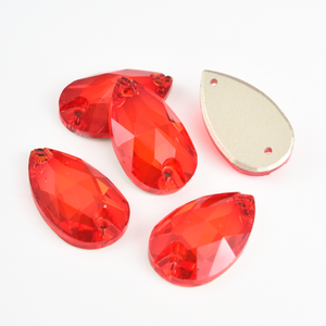 Oleeya Factory Wholesale Top 5A Bevel Glass Crystal AB Crystal <b>Sew</b> on Rhinestones Bulk Flatback Loose Gemstones for Art Dresses - Product Image 2