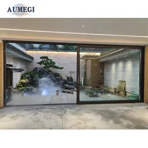 Aumegi low-e Glass Heavy Duty Lift cửa trượt cửa kính ban công cửa trượt giá Malaysia Patio cửa trượt