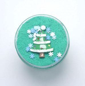Nouveauté 2019 : Slime DIY en pâte à modeler colorée, thèmes Noël Vert, Jouets, Renne, Père Noël, Nuage de Neige, Bouteille, pour Cadeaux et Présents - Product Image 5