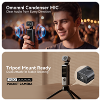 Cámara de Video WiFi Inteligente con Conectividad a Aplicaciones, Cámara de Video Portátil con Enfoque Fijo para Creación de Contenido Diario, Cámara de Bolsillo