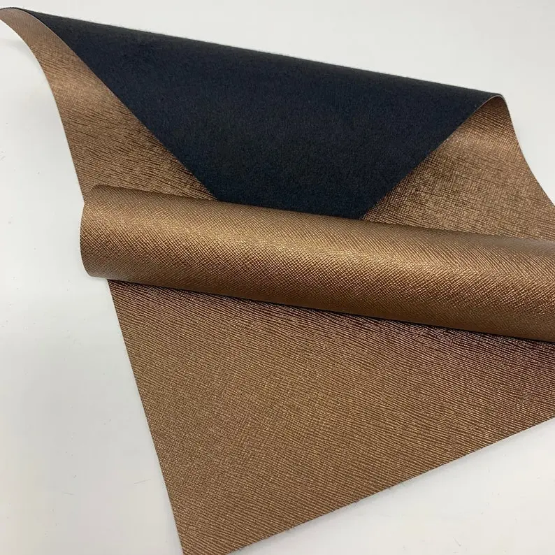 Zusai kertas kulit imitasi, pemasok kertas kulit tekstur biji-bijian buaya timbul untuk kotak kemasan, casing penutup kacamata