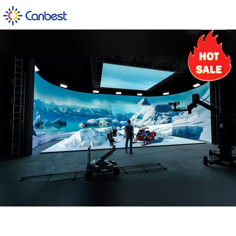Unreal Engine 7680hz P1.9 P2.6 XR Filming Shooting Studio Video Background Display Wall Led Virtual Production Screen