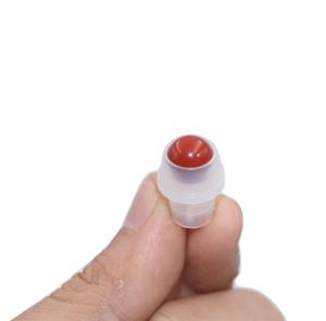 10 Pcs Natural <b>Crystal</b> Roller <b>Balls</b> For Essential Oils 5ml 10ml Replacement Gemstone With Plastic Insert Red Jasper Roller <b>Ball</b> - Product Image 2