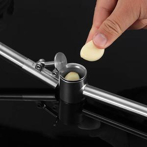 Presse-ail en acier inoxydable 15/18CM, presse-ail pour purée, presse-ail de cuisine domestique - Product Image 2