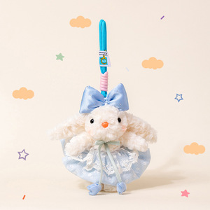 Dễ thương Ins Hot Bán động vật rửa tai thỏ sang trọng Keychain lấy máy búp bê Kawaii nhồi bông sang trọng Dài Tai Bunny Keychain Quà Tặng Búp Bê - Product Image 5