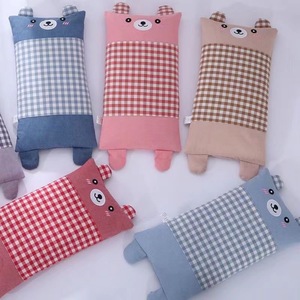 <span class=keywords><strong>Cuscino</strong></span> per federa in cotone lavato a quadri per <span class=keywords><strong>bambini</strong></span> con conchiglia di grano saraceno - Product Image 4