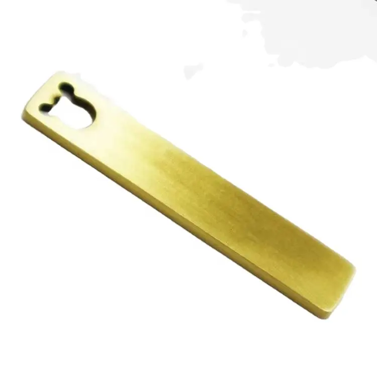कुंजी श्रृंखला रचनात्मक व्यक्तिगत सोना मढ़वाया ब्रश स्टेनलेस स्टील लटकन कुंजी अंगूठी उपहार चाबी का गुच्छा रिक्त धातु टैग