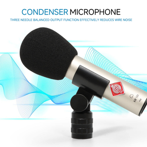 Microphone professionnel double BAIFEILI KM 184, connecteur XLR en métal doré, filaire, à condensateur, pour enregistrement en studio, portable, pour musiciens - Product Image 4