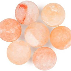 Petites boules de bain au sel rose de l'Himalaya 50g format voyage Spa CE HACCP certifié - Product Image 1