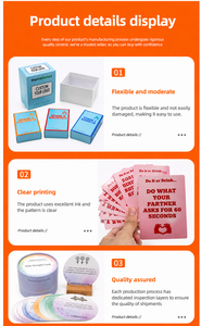 <span class=keywords><strong>Gioco</strong></span> di Carte <span class=keywords><strong>con</strong></span> Domande e Affermazioni Ispirazionali Personalizzate <span class=keywords><strong>con</strong></span> Logo Stampato, Set di Flashcard <span class=keywords><strong>con</strong></span> Scatola Magnetica Regalo - Product Image 4