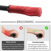 Puños ODI Nuevos para Bicicleta, de Aleación de Aluminio y Gel de Sílice, para Manillar de Bicicleta de Montaña, Ergonómicos, para MTB y BMX