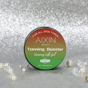 Gel bronzant <span class=keywords><strong>solaire</strong></span> Han Linger à <span class=keywords><strong>la</strong></span> senteur de pastèque, teinte foncée, crème hydratante naturelle pour <span class=keywords><strong>le</strong></span> corps, formule crème stimulante - Product Image 6