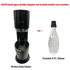Adaptador de Conexión Rápida para Botellas de Soda OEM, Compatible con Botellas de Vidrio de 0.7L, Máquinas de Soda TerraArt Aqua Fizz y ZimaKyfa - Product Image 3